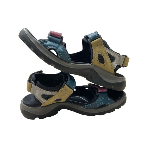 ECCO Women’s Yucatan Outdoor Sandals Size 36 EU 5-5.5 US Multi Color Hiking - Picture 3 of 9